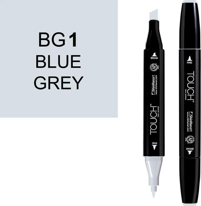 Twin Marker BG 1 Blue Grey