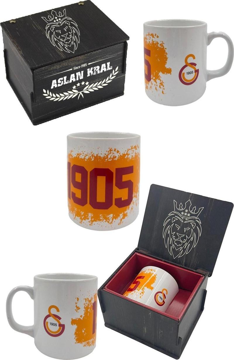 Kupa Gs Orijinal Lisanslı Mug, Özel Ahşap Kutulu