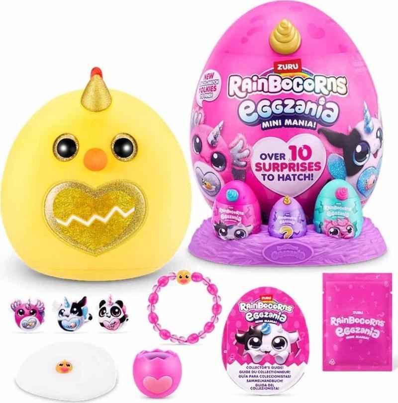 Mini Eggzania Sürpriz Peluş Sarı Boynuz 9296