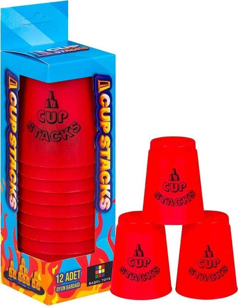 Cup Stacks Kırmızı 10020