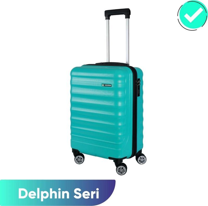 Delphin Su Yeşili Kabin Boy Valiz