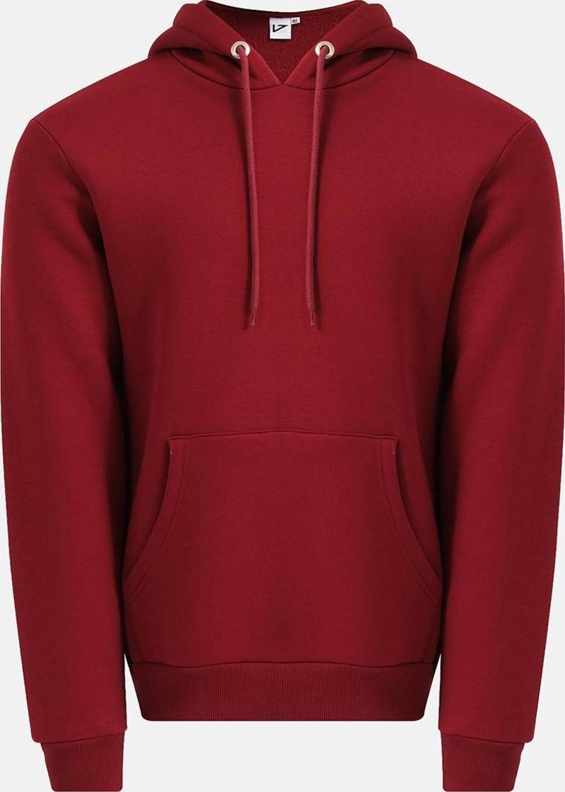 Kapüşonlu Regular Fit Next Unisex Sweatshirt Bordo