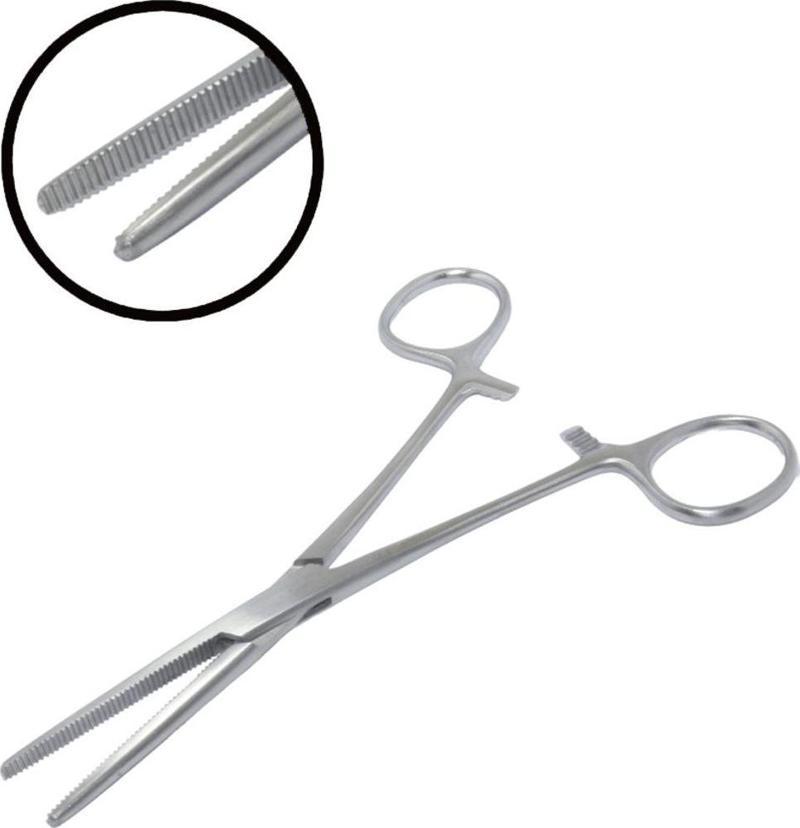 Hemostatik Pens 16 Cm - Düz - Klemp