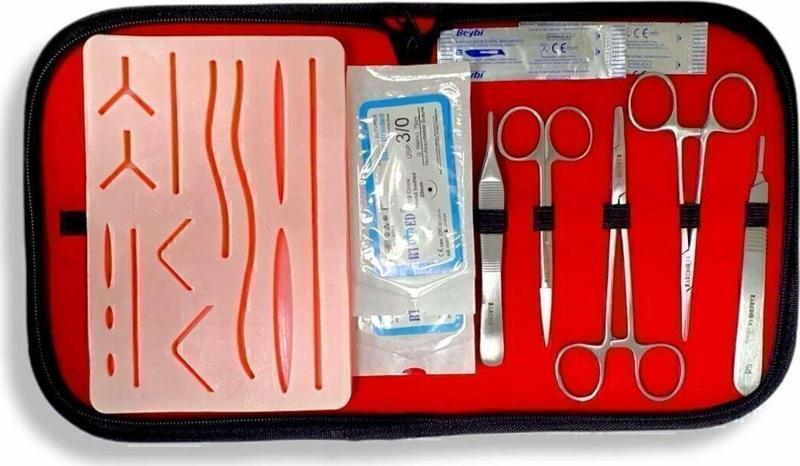 Cerrahi Dikiş Atma Seti - Kesik Sütür Eğitim Kiti