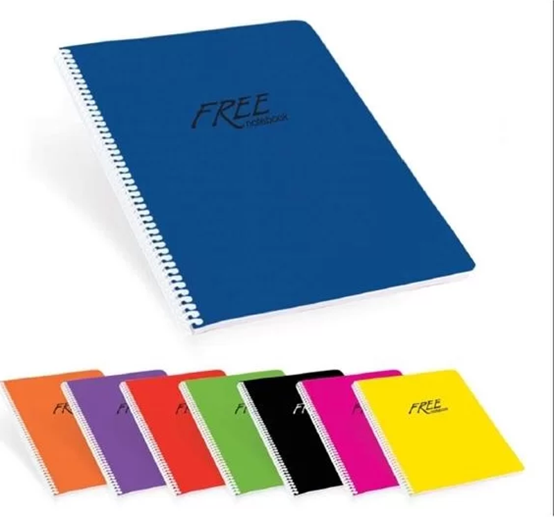 Free Spiralli Defter A4 Çizgili 120 Yaprak (320451)