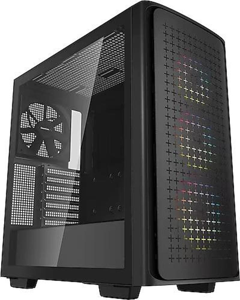 CK560+750 Watt Power Supply RGB Tempered Glass RGB ATX Mid Tower Siyah Kasa