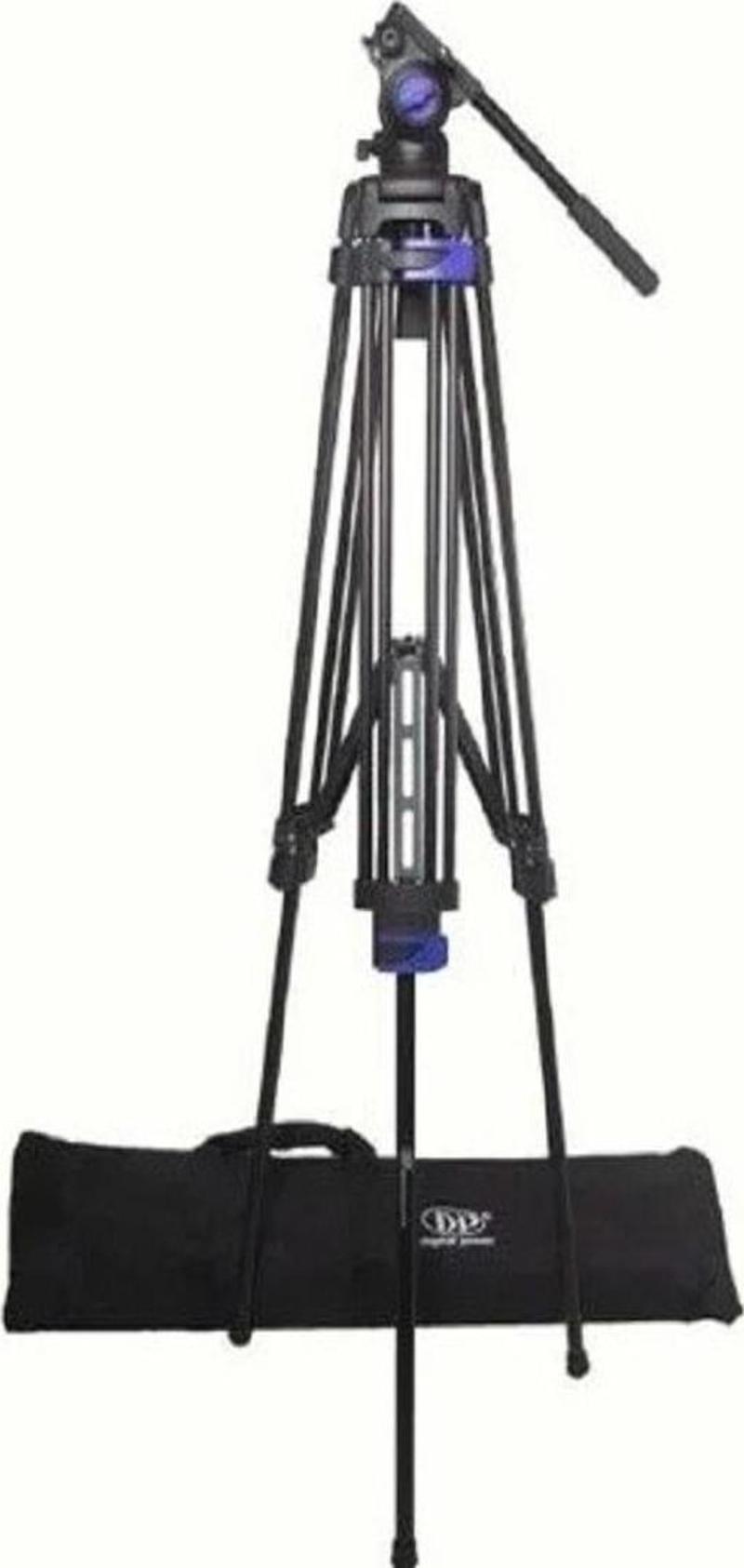 888 Professional Video Kamera Tripod 180M Hidrolik Kafa