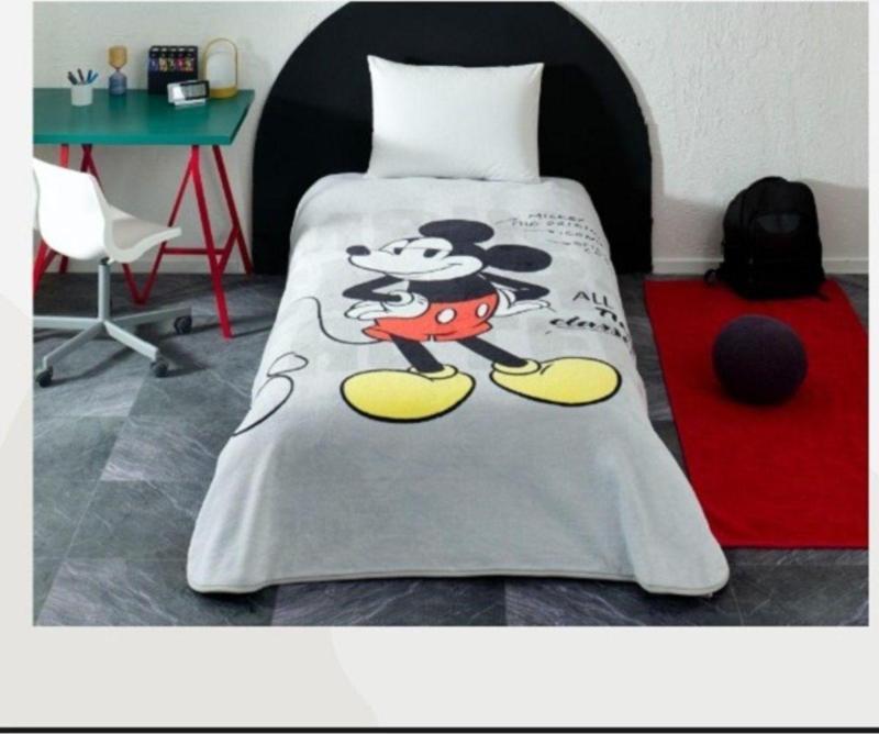 Taç Yeni Sezon Lisanslı Mickey Mouse fashion Battaniye