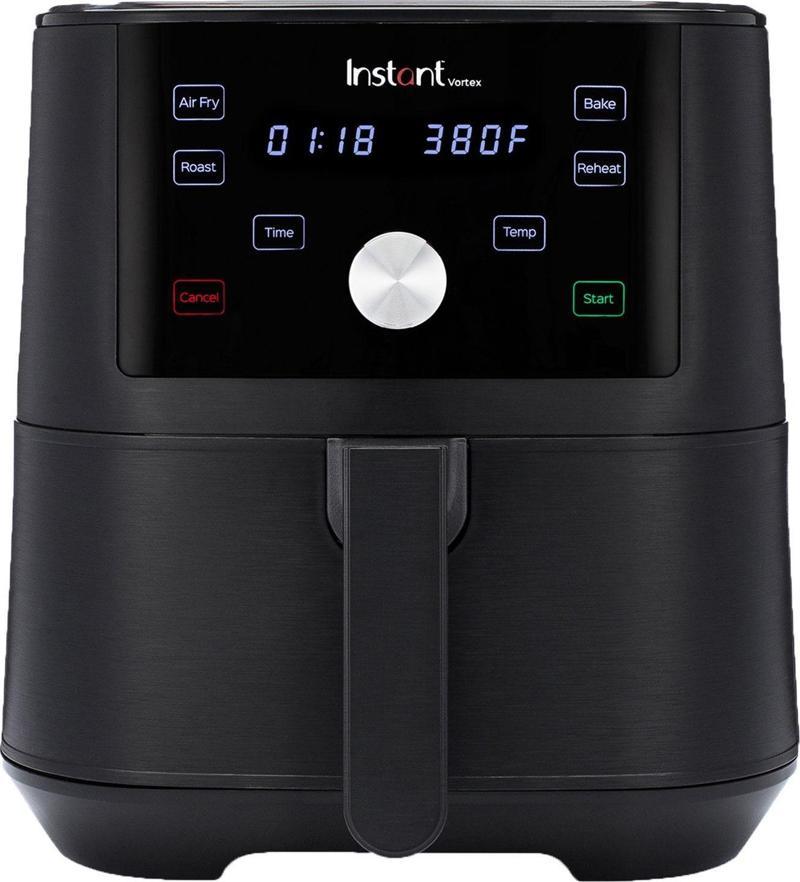 Vortex 5.7 Litre 4'ü 1 Arada İşlevli Yapışmaz ve Yıkanabilir Sepetli Air Fryer 140-3030-01-EU