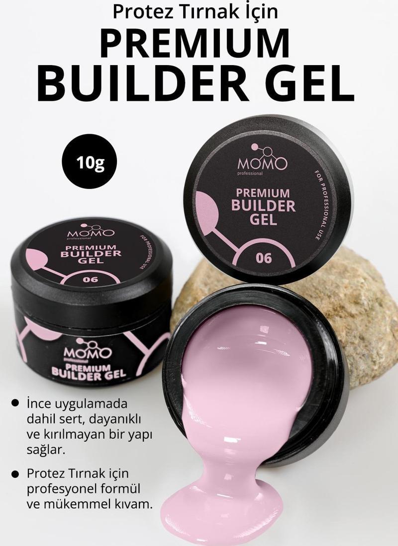 Premium Protez Tırnak Jeli 06, Pembe, 10 gr