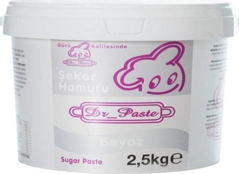 Şeker Hamuru  2,5 kg - Beyaz