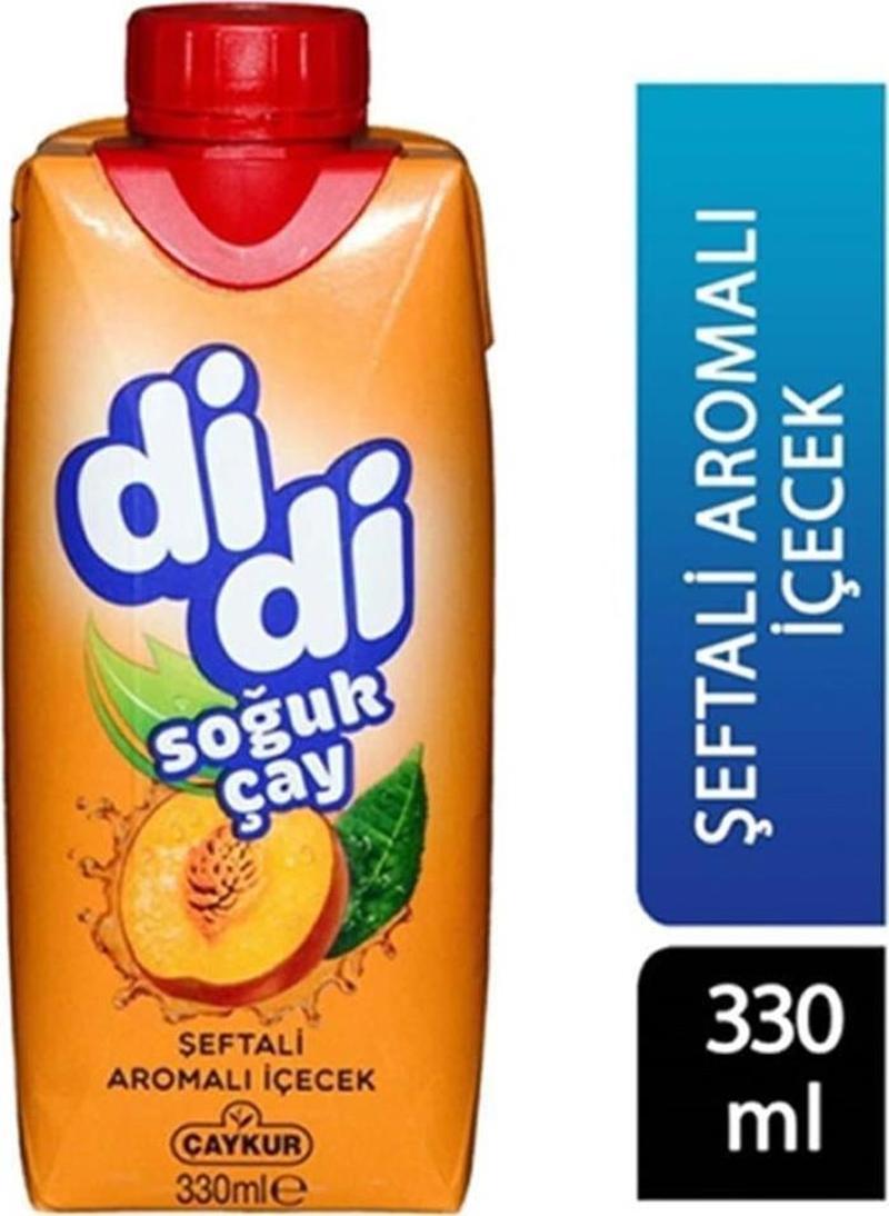 Çaykur Didi Şeftali Aromalı Soğuk Çay Kutu 330 Ml