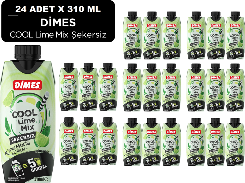 Cool Lime Mix Şekersiz 310 Ml X 24 Adet