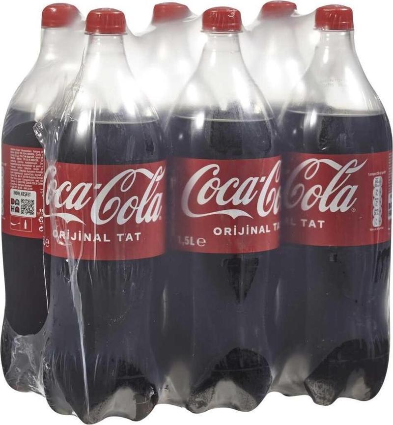 Coca Cola Kola Orijinal Tat 1,5 Lt X 6 Adet