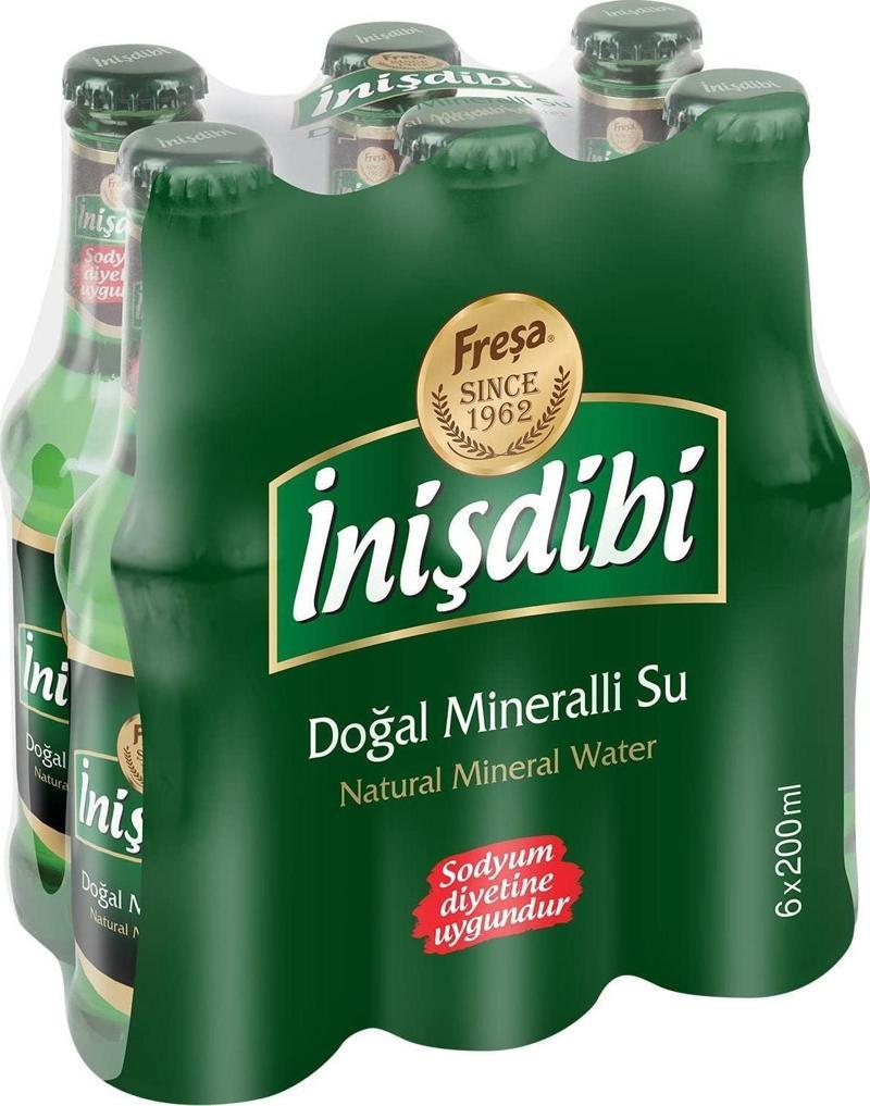 İnişdibi Doğal Maden Suyu 200 Ml X 6 Adet