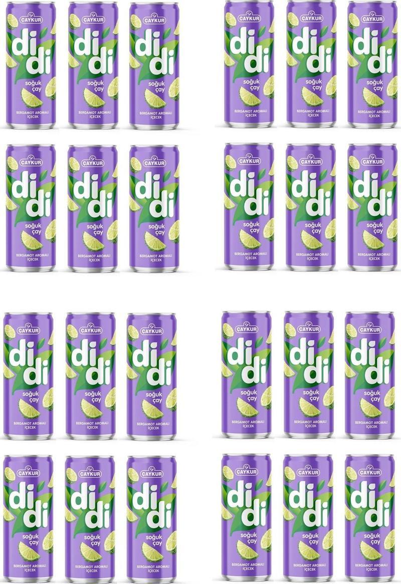 Çaykur Didi Bergamot Aromalı Soğuk Çay 330 Ml X 24 Adet