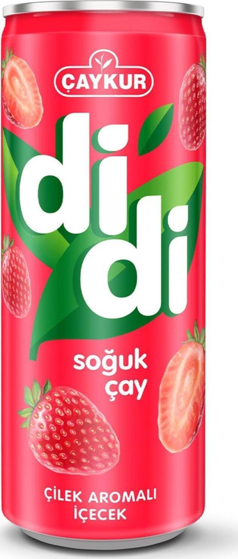 Çaykur Didi Çilek Aromalı Soğuk Çay 250 Ml