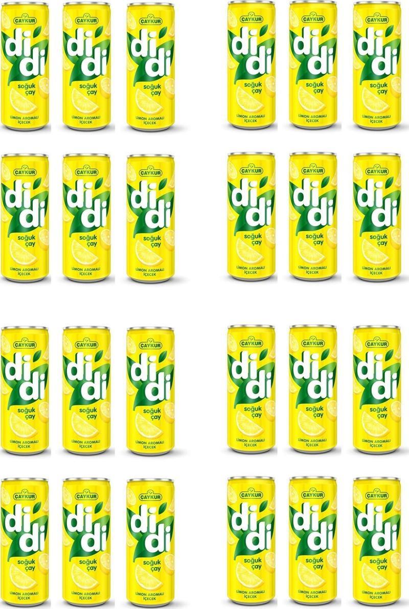 Çaykur Didi Limon Aromalı Soğuk Çay 250 Ml X 24 Adet