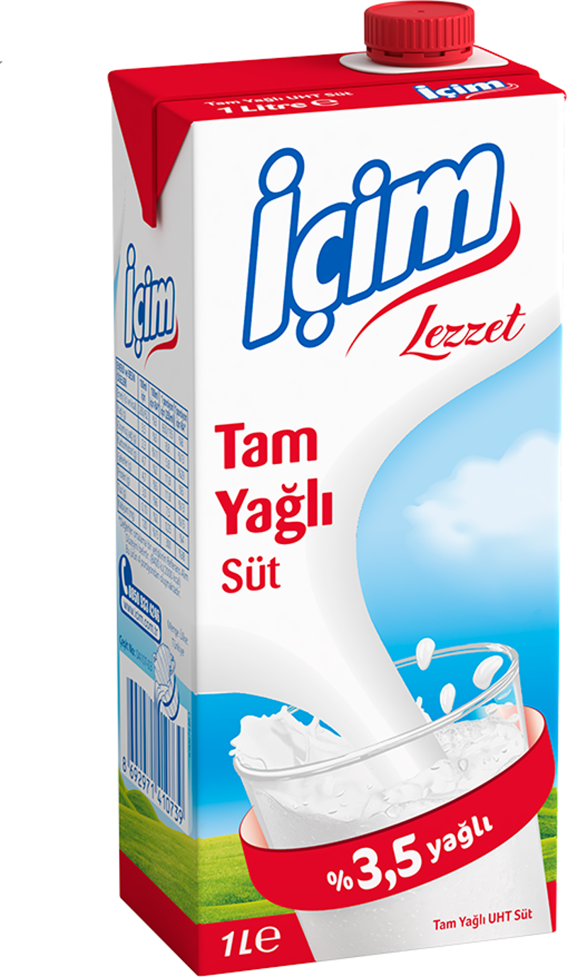 Sade Tam Yağlı Süt 1 Lt