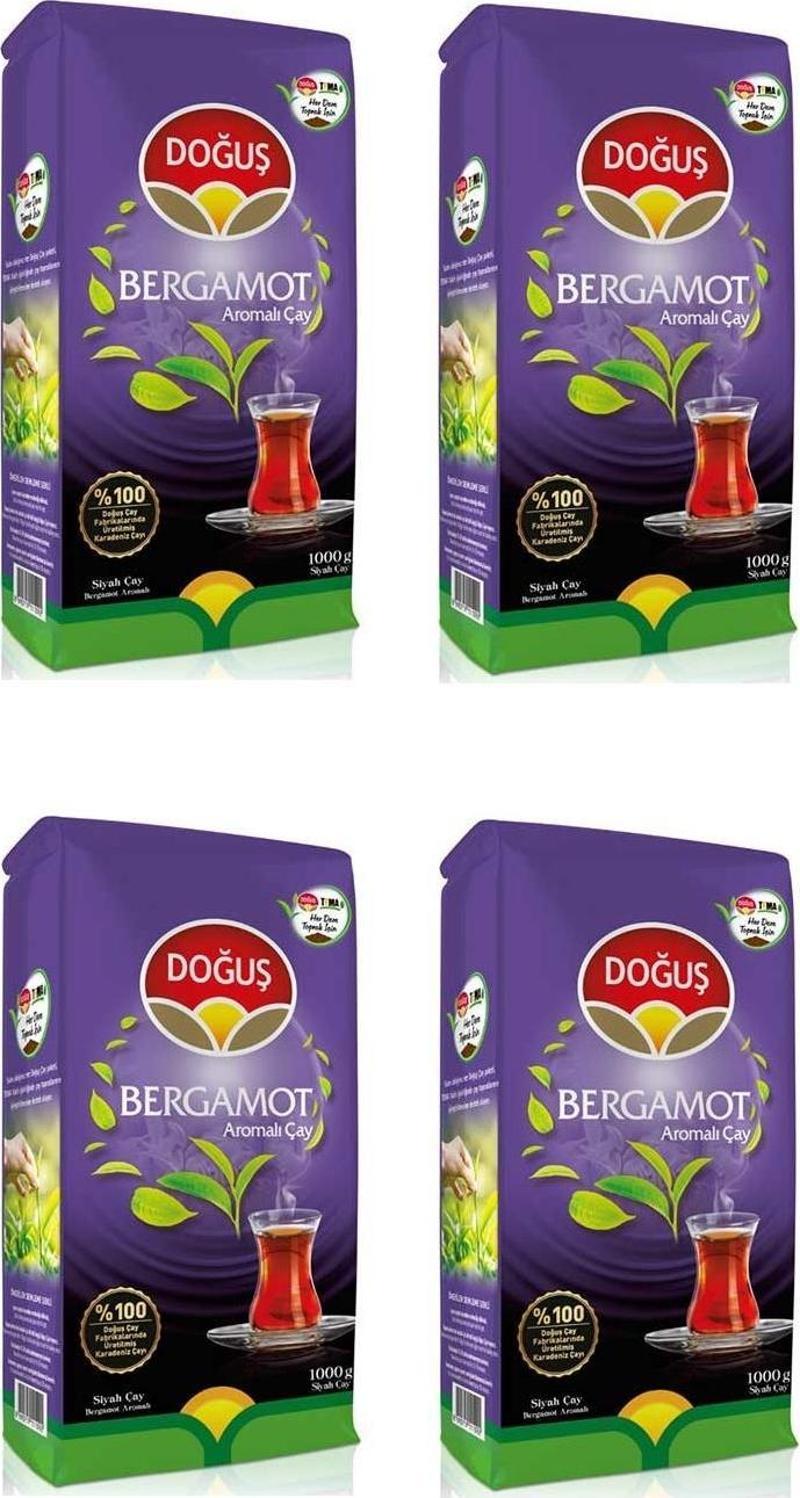 Bergamot Aromalı Çay 1000 Gr X 4 Adet
