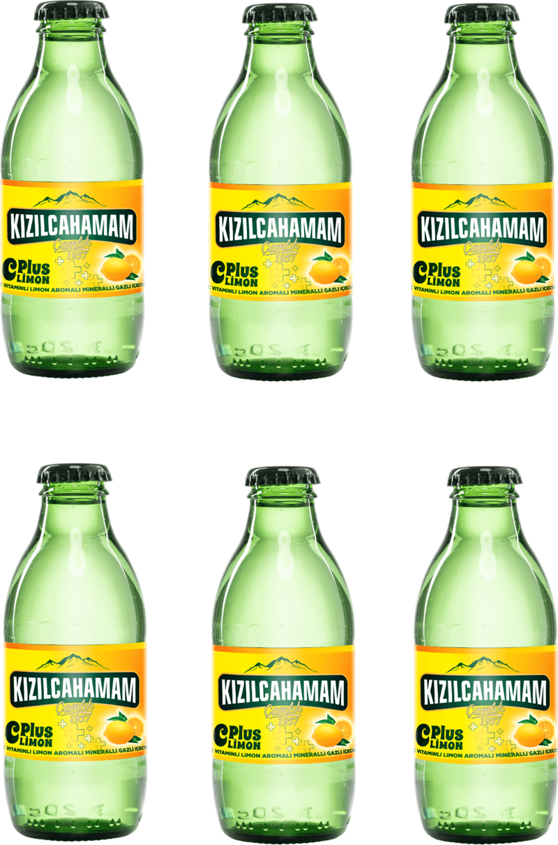 Çamlık C Plus Limon Aromalı Maden Suyu 200 Ml X 6 Adet