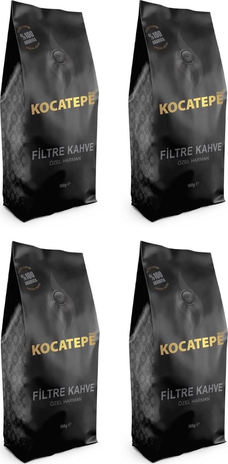 Kocatepe Filtre Kahve Özel Harman 500 Gr X 4 Adet