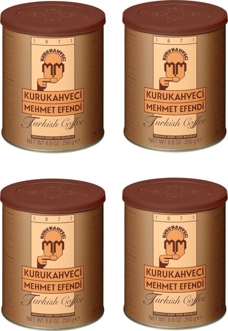 Türk Kahvesi 250 Gr Teneke X 4 Adet