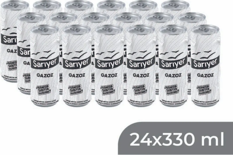 Karışık Meyve Aromalı Gazoz 330 Ml X 24 Adet