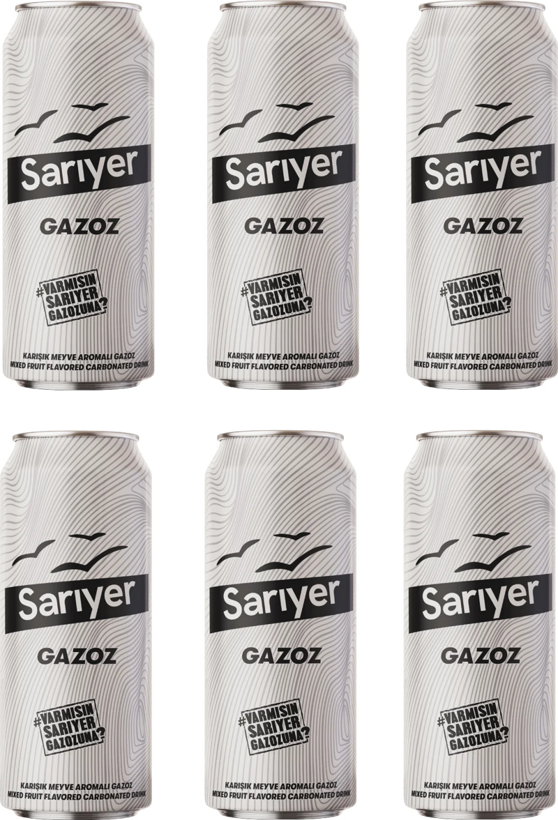 Karışık Meyve Aromalı Gazoz 330 Ml X 6 Adet