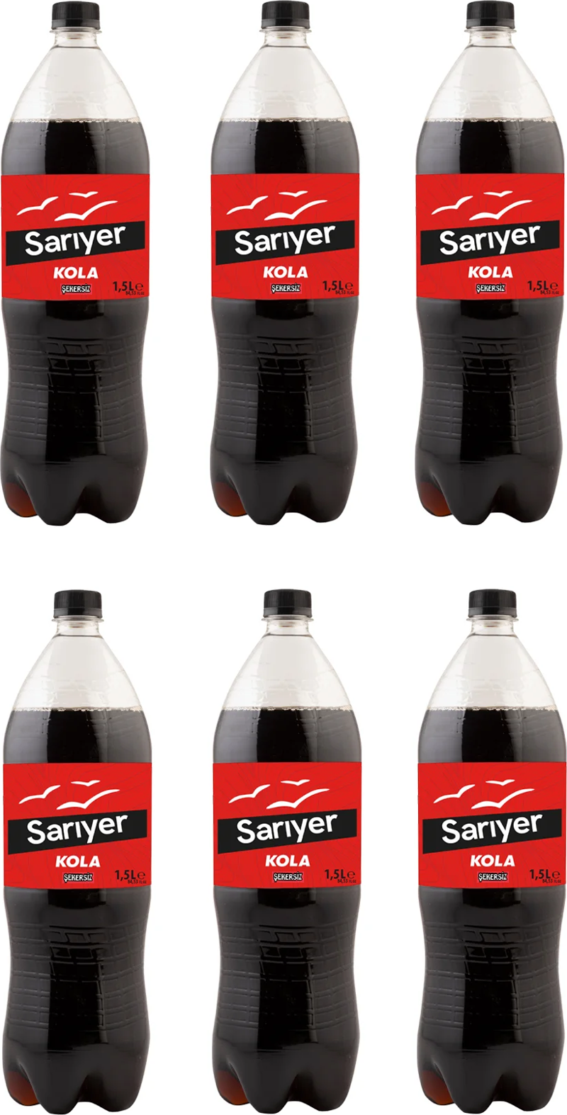 Kola Şekersiz 1,5 Lt X 6 Adet