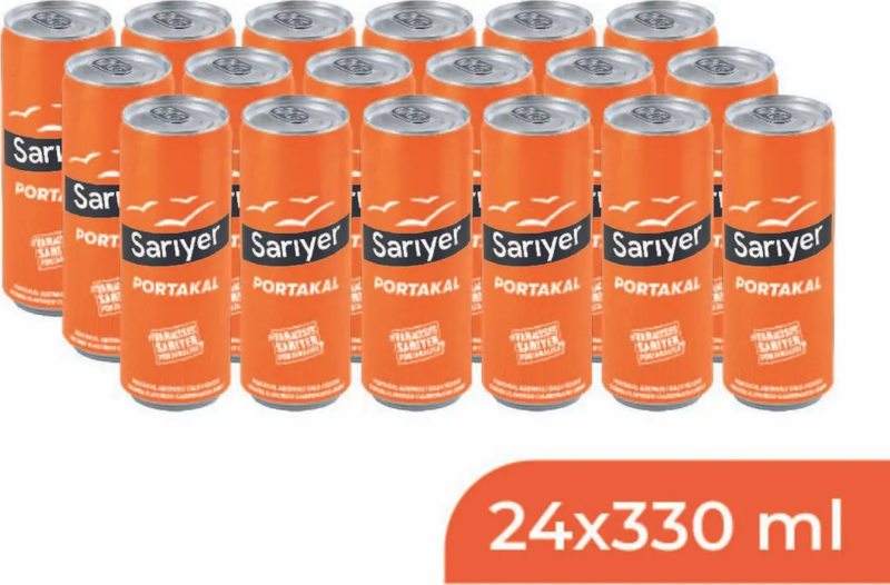 Portakal Aromalı Gazoz 330 Ml X 24 Adet