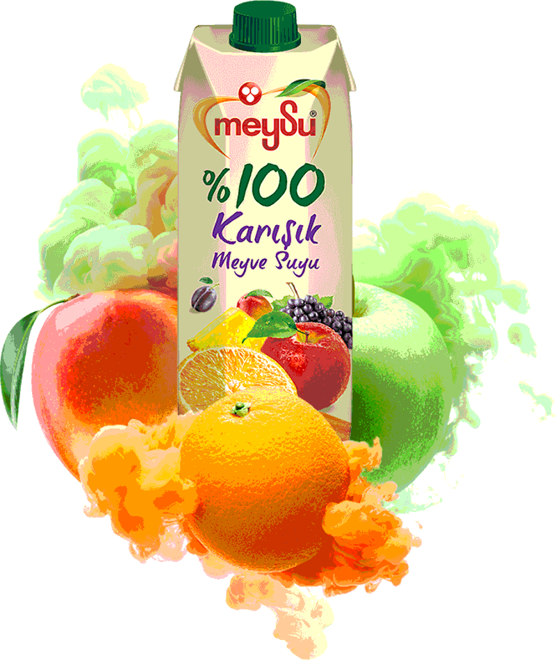 %100 Karışık Meyve Suyu 1 Lt