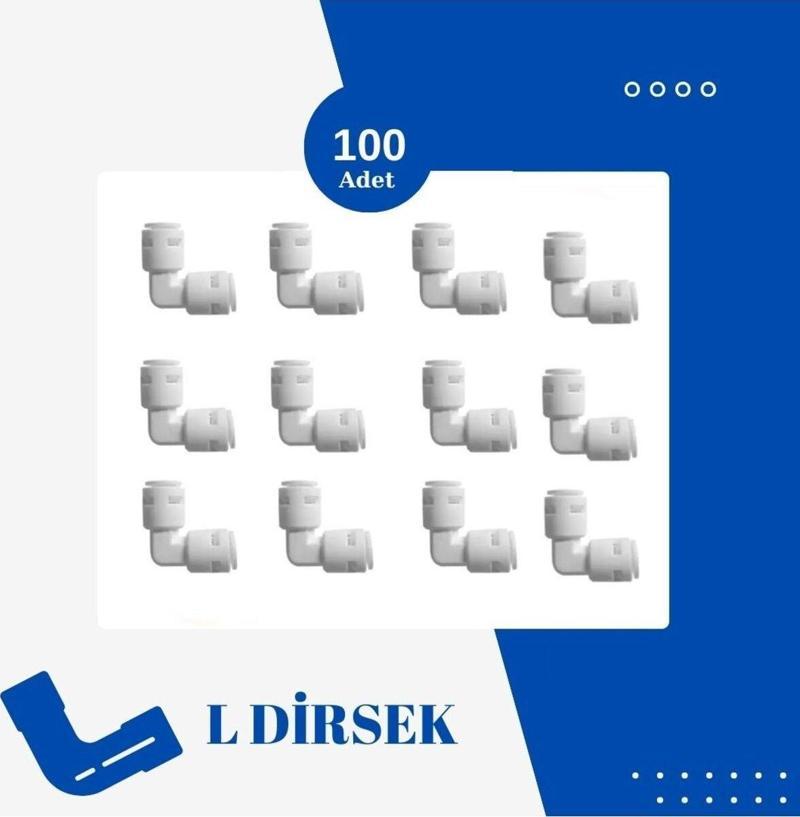 100 Adet Inline (Çubuklu) L Dirsek