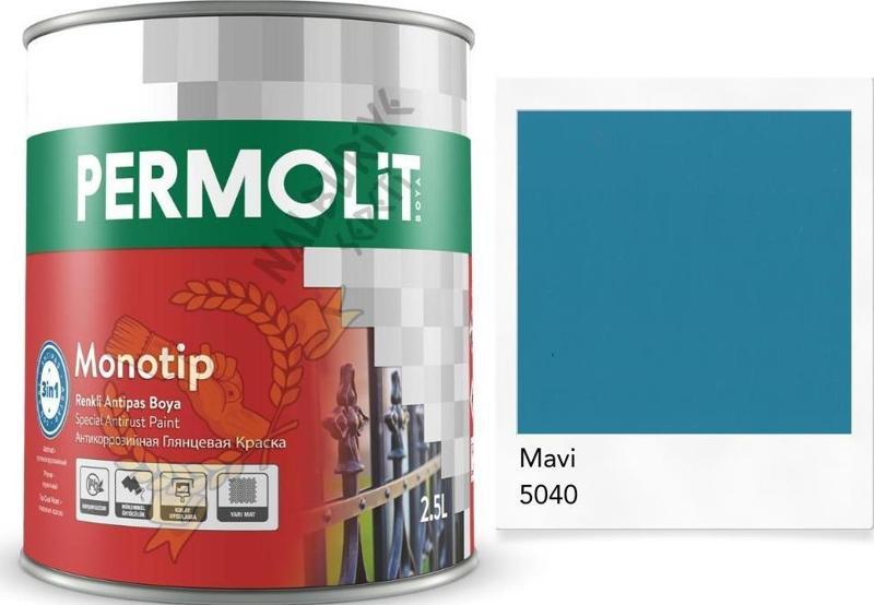 Monotip Astarlı Antipas Boya MAVİ 2.5 Lt.