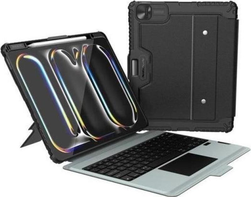 NLK-0305 Bumper Rgb Işıklı Klavyeli iPad Kılıf iPad 10.2 2019/20/21