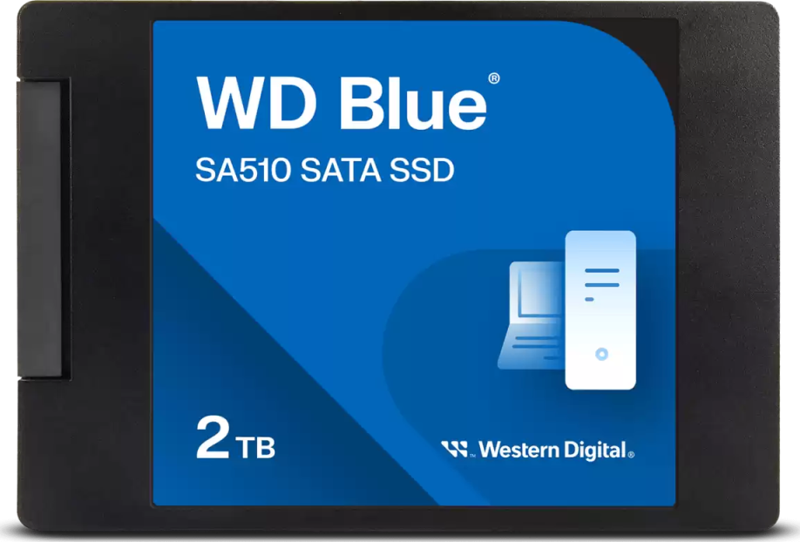 WD Blue SA510, WDS200T3B0A, 2TB, 560/510, 3D NAND, 2,5&quot; SATA, SSD