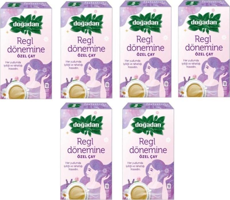 Regl Dönemine Özel Bitki Çayı 25.2 G 18'li  x 6 Adet