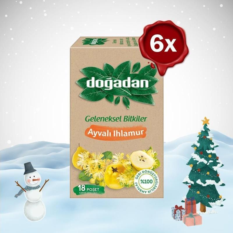 Yılbaşı Paketi Ayvalı Ihlamur Çay 18'li x 6