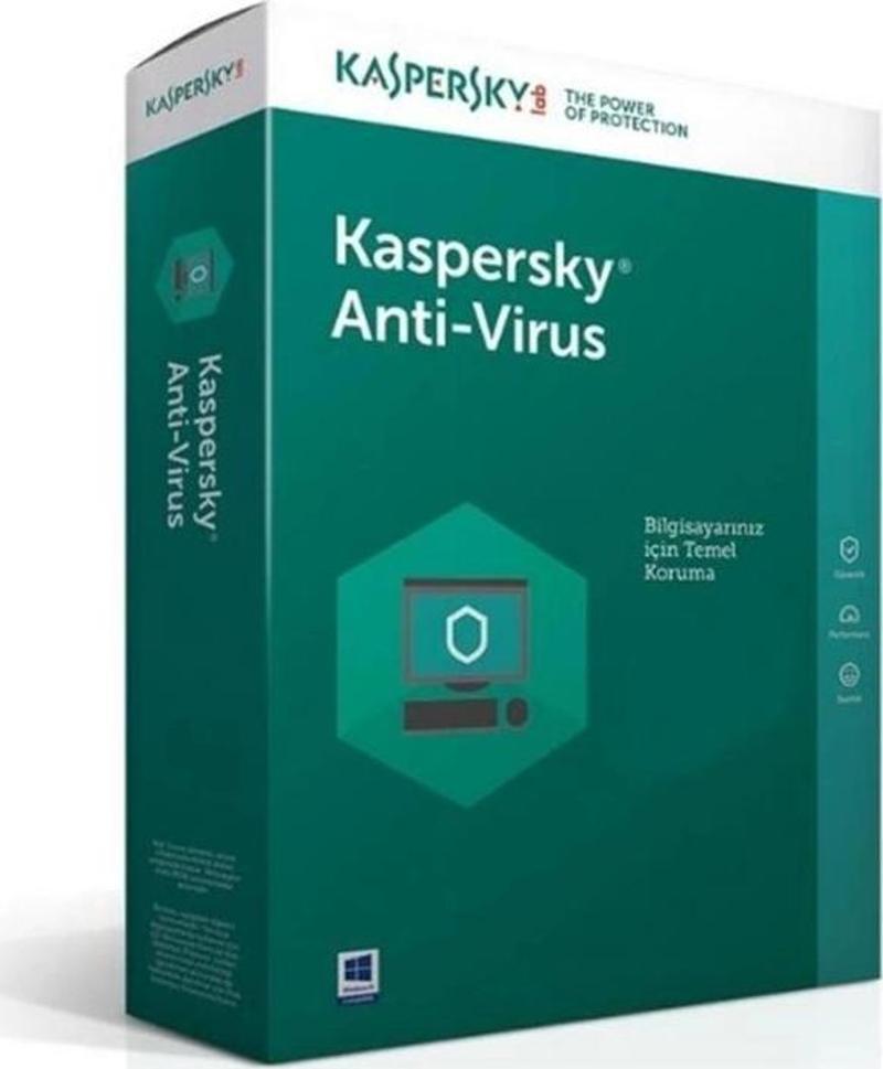 ONTECH - Kaspersky Antıvırus 3 Kullanıcı 1 Yıl