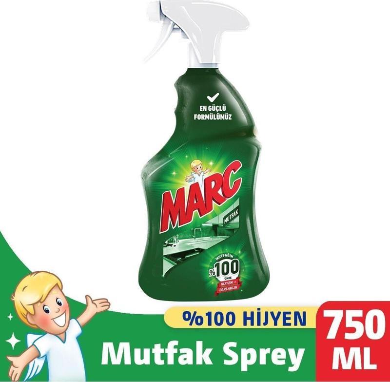 Mutfak Yüzey Temizleyici, Yağ Ve Kir Çözücü Sprey 750 ml