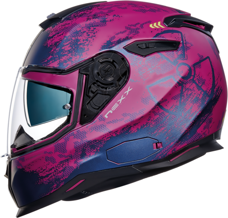 Sx.100 Toxıc Kapalı Kask Mat Mor SMALL