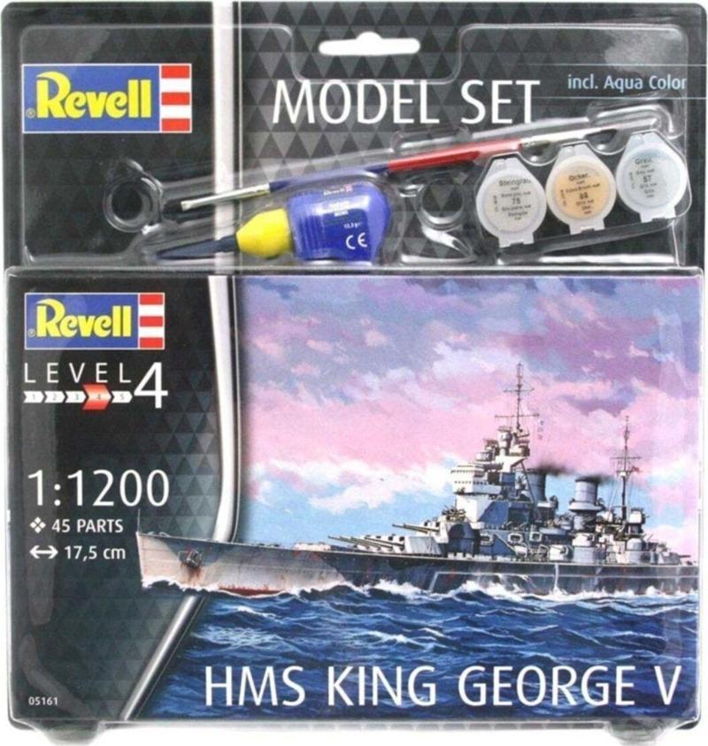 Revell 1:1200 Hms King George V Model Seti 65161 Oyuncak