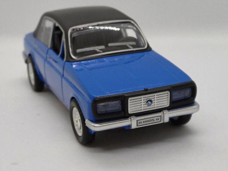 Birlik Toys 7287 001-Brl16-X Metal Çek Bırak Anadol Araba Sesli Işıklı Mavi
