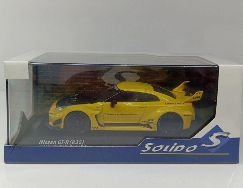 1:43 Nissan Gt-R R35 Lig. W Body Kıt Yellov