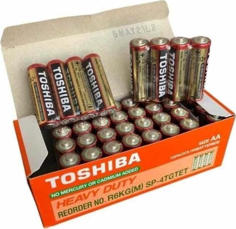 Toshiba 40 Adet AA Kalem Pil