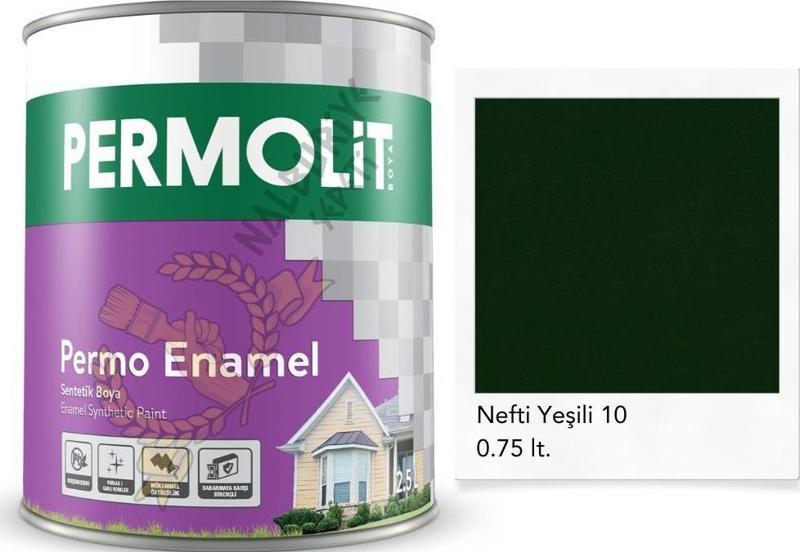 Enamel Sentetik Yağlı Boya NEFTİ YEŞİL 0.75 Lt.