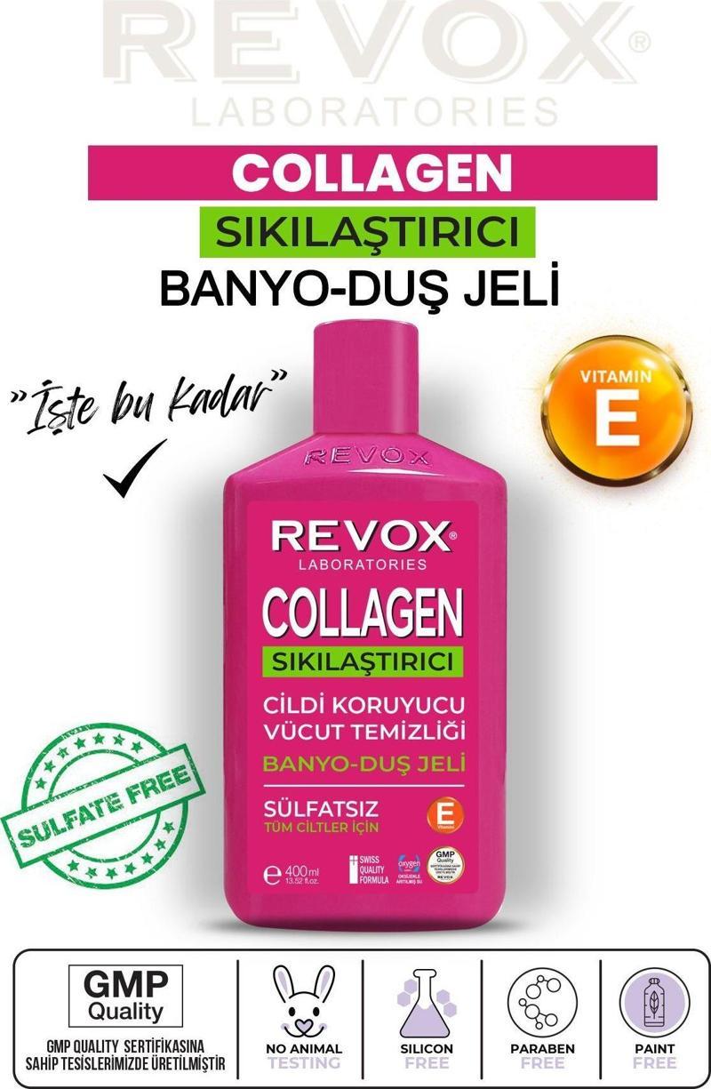 Collagen Cildi Sıkılaştırıcı Sülfatsız Banyo Ve Duş Jeli 400 Ml