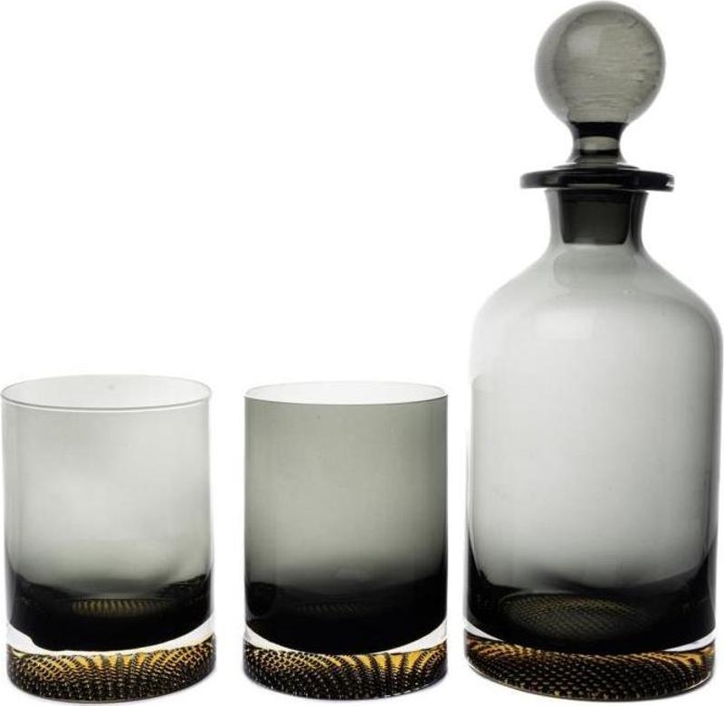 Füme Gold Viski Seti- 3 Parça