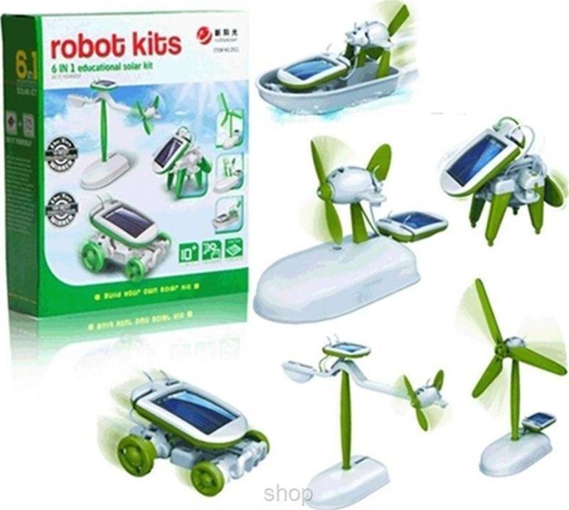 Güneş Enerjili Robot Oluşturma Seti (6 in 1)