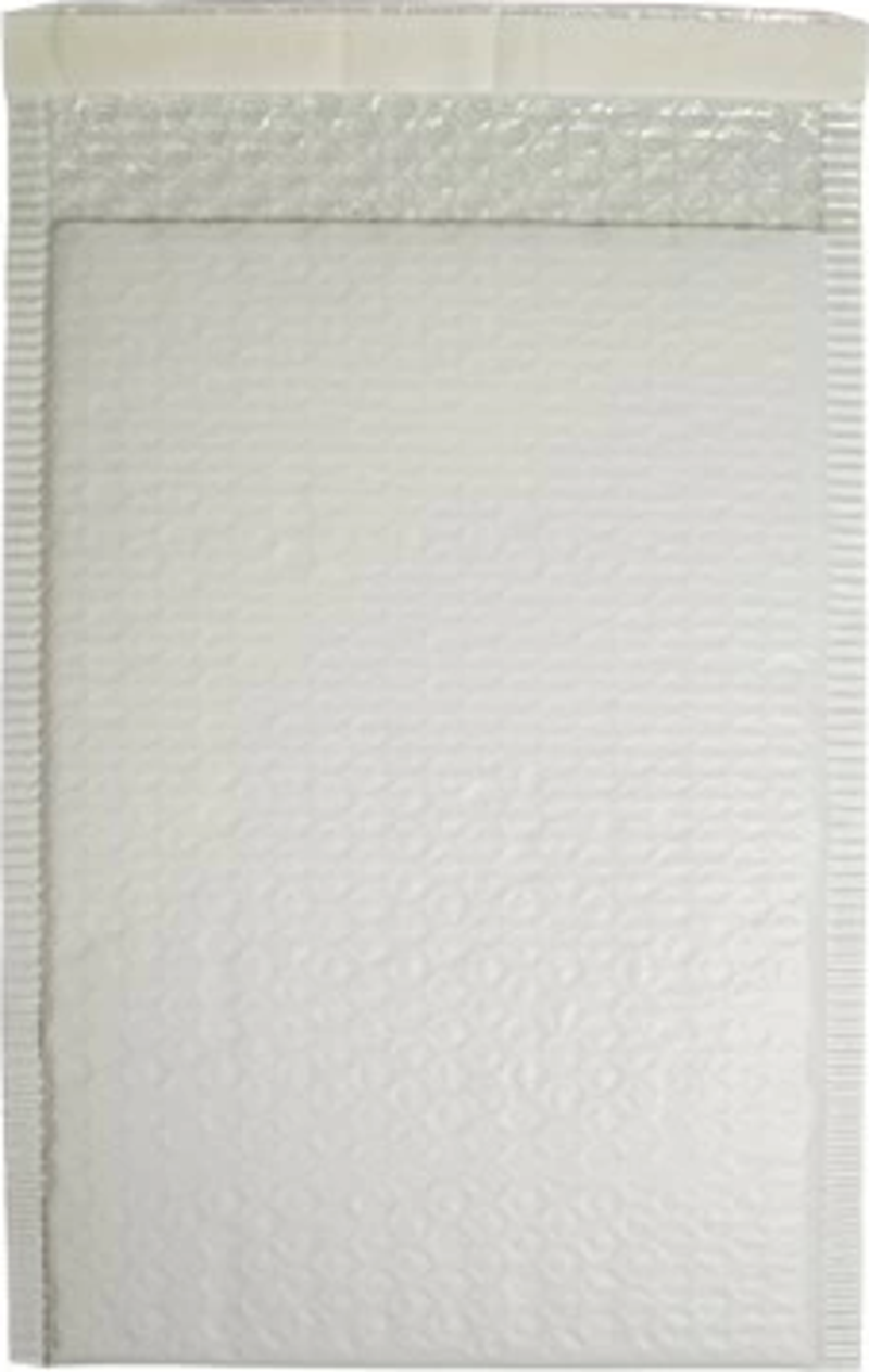 BANTLI BALONLU BEYAZ ZARF 15X25 + 5 CM 100 adet